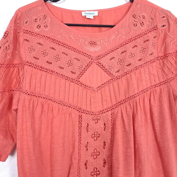 Beautiful Sundance Coral Blouse - Picture 8 of 12